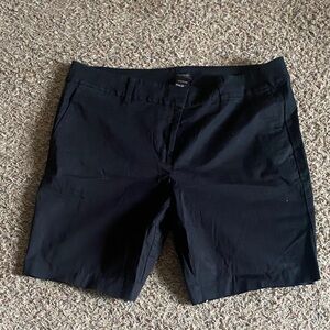 Ann Taylor Factory Black Women's Flat-Front Shorts